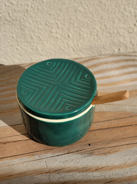 Taino Inspired Spice Jar | Ceramic Spice Jar