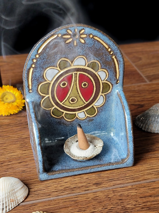 Sol Taino Mini Altar | Ceramic Wall Altar