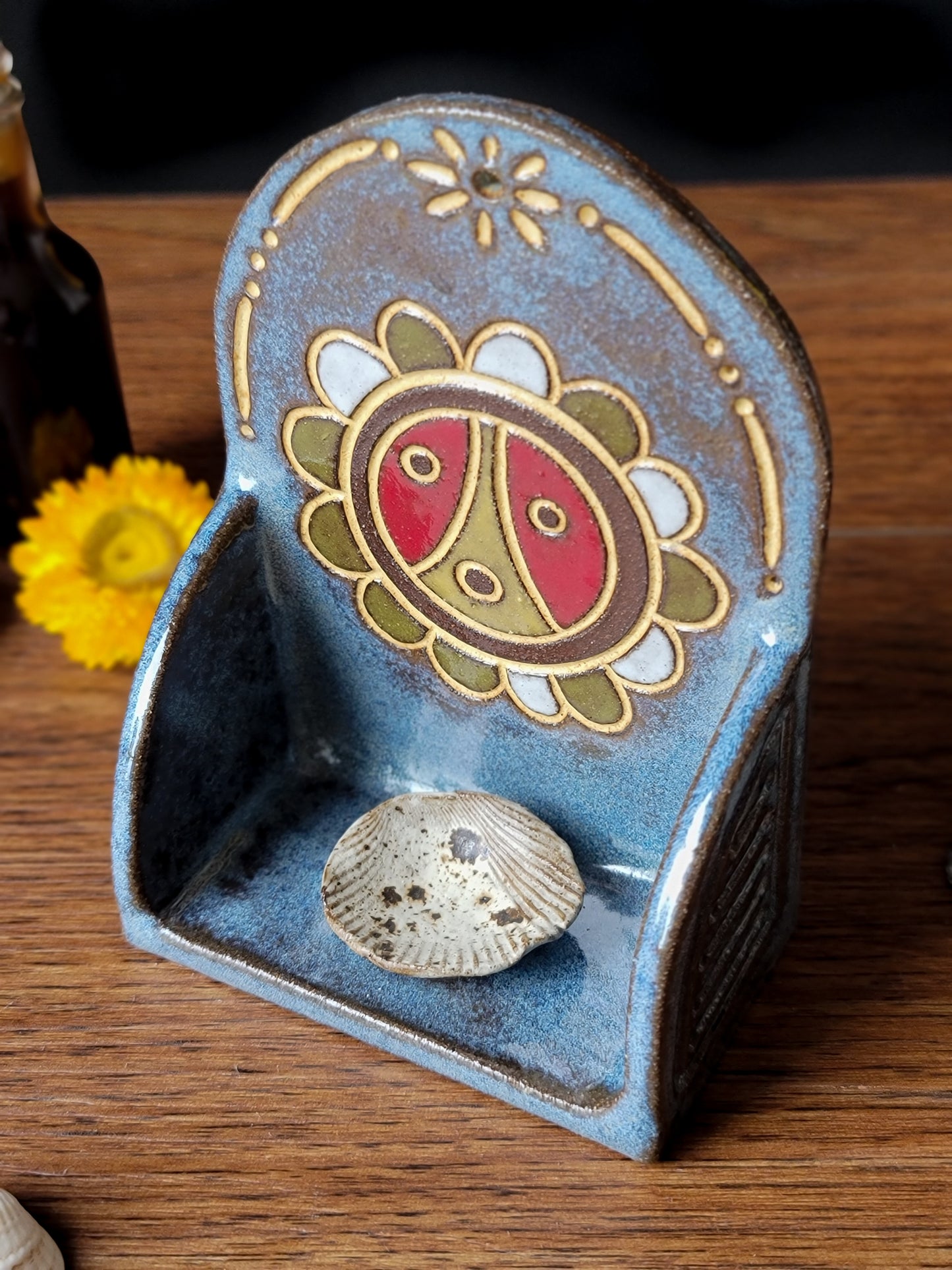 Sol Taino Mini Altar | Ceramic Wall Altar