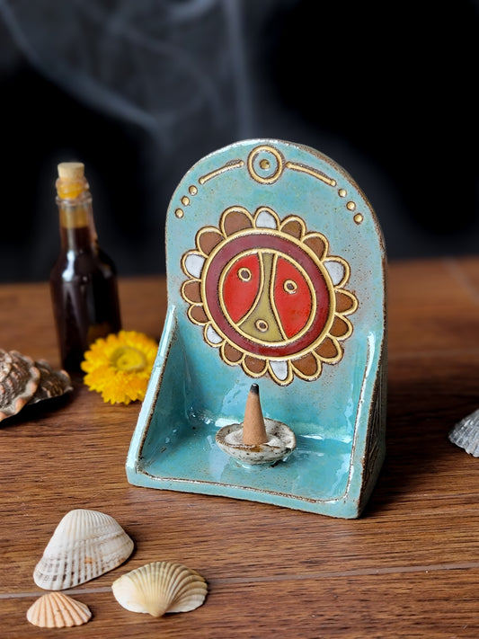 Sol Taino Mini Altar | Ceramic Wall Altar