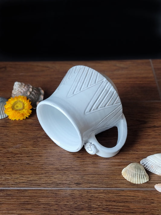 Taino Inspired Stoneware Mug | Ceramic Coffee Mug