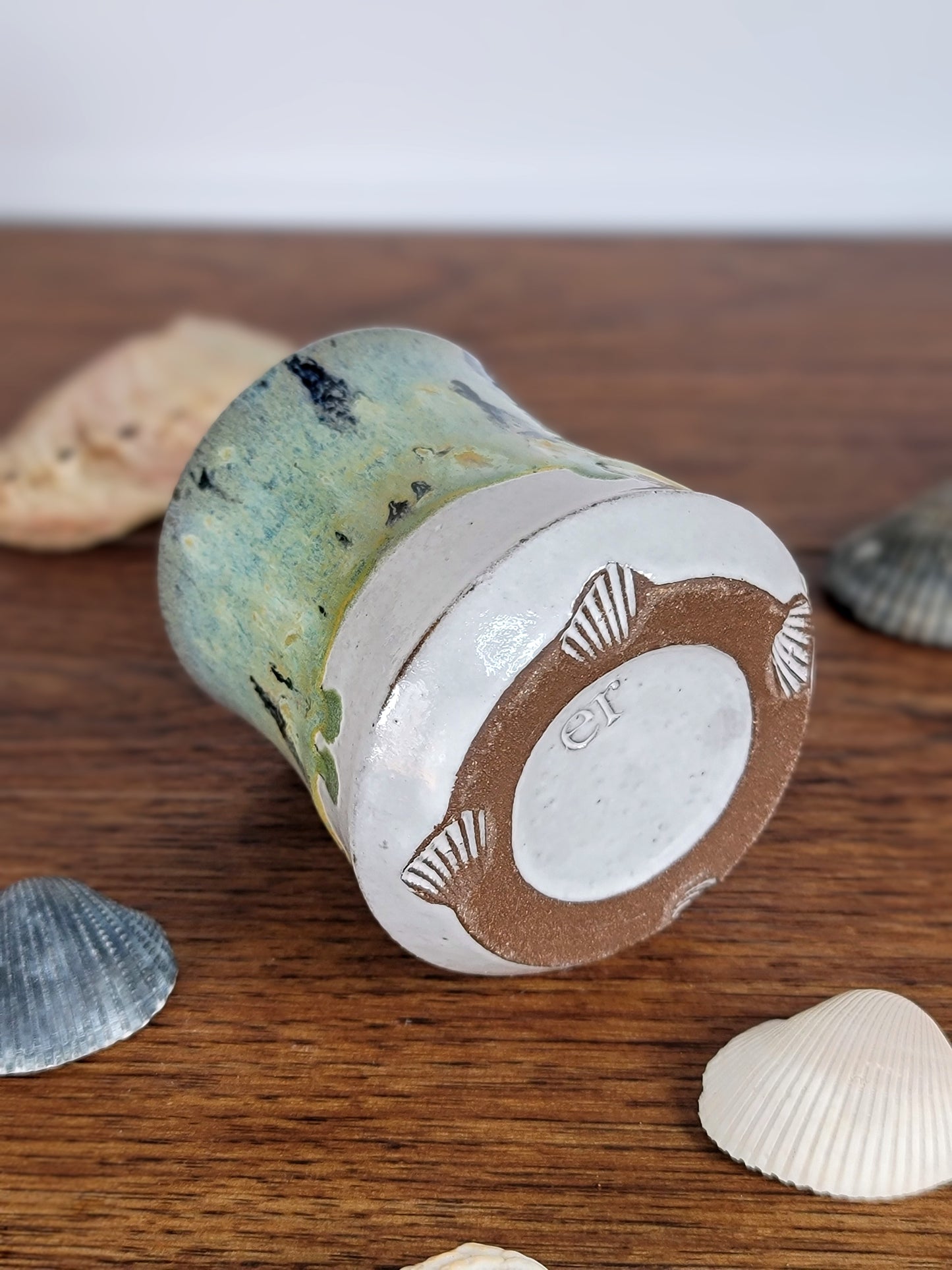 Ocean Inspired Tumbler | Stoneware Tumbler