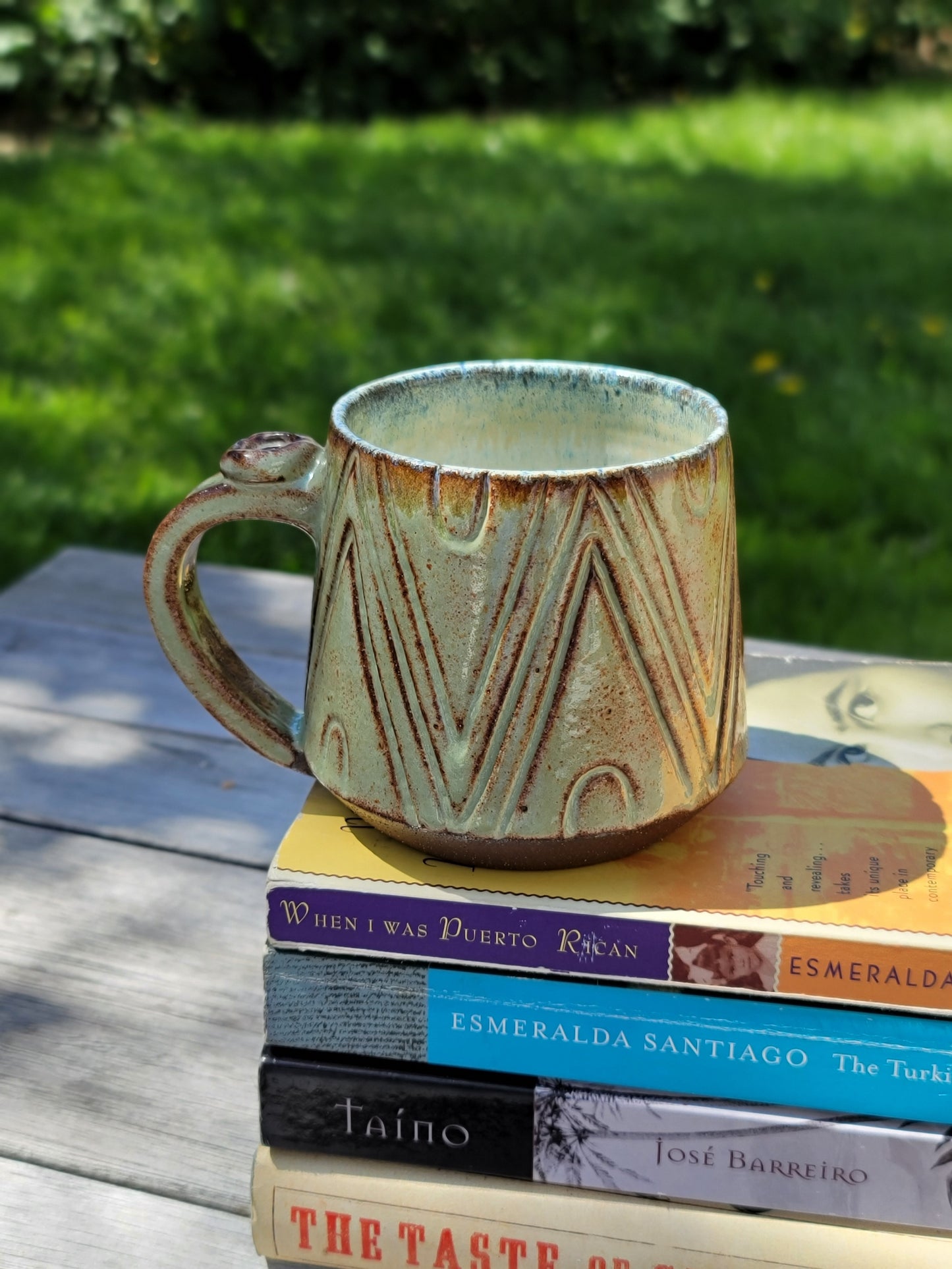 Taino Inspired Ceramic Mug | Stoneware