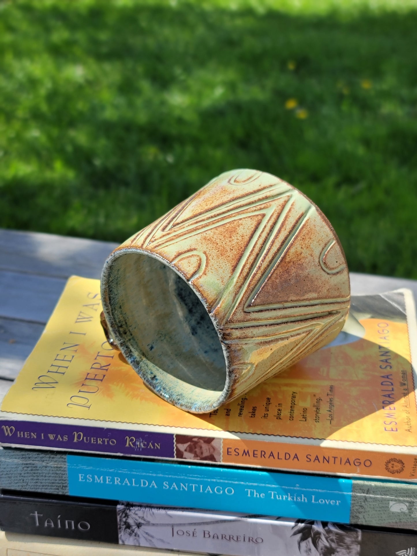 Taino Inspired Ceramic Mug | Stoneware